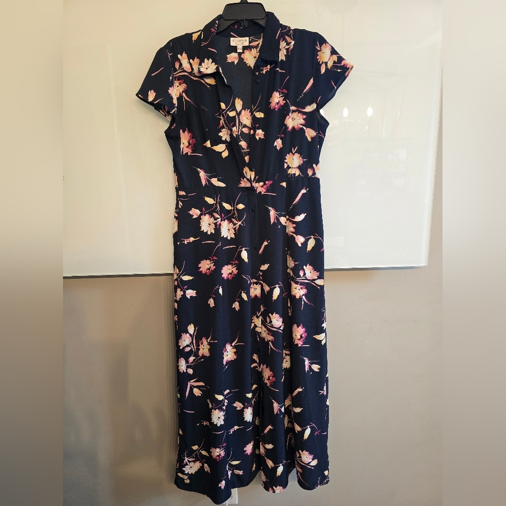 Floral Navy Dress